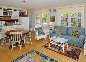 Cottage Living and Kitchen Room