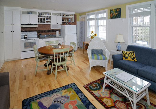 Cottage Living and Kitchen Room